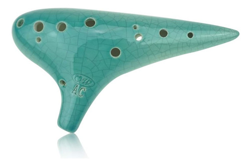 Ocarinawind® Ocarina De 12 Hoyos Exquisita Artesanía De Blue