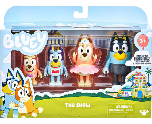 Bluey The Show, Set 4 Piezas