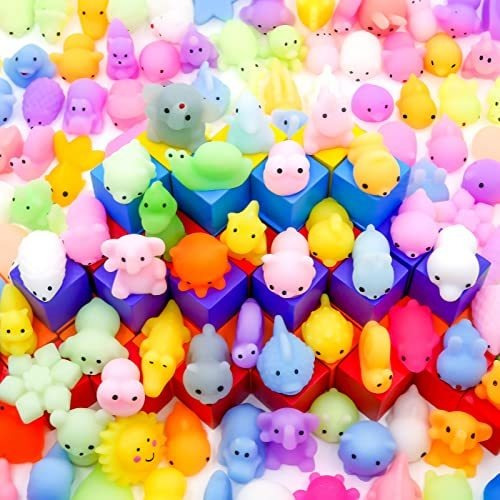 100 Pcs Kawaii Squishies, Mochi Squishy Toys For Kids Lytyk