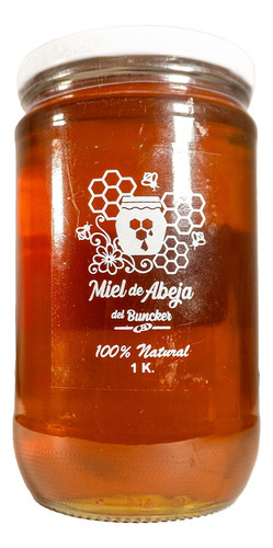 Miel De Abeja Multifloral 100% Natural Del Buncker 1kg