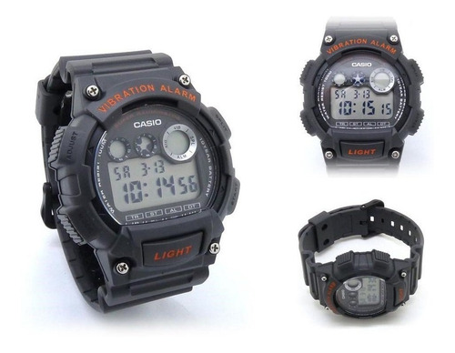 Relógio Masculino Casio Standard Digital W-735h-8avdf Chumbo