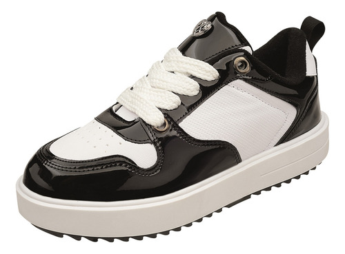 Tenis Casual Color Negro Supershoes Para Dama