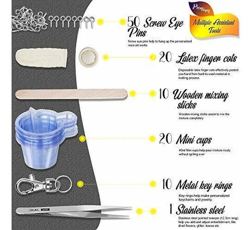 Kit Molde De Silicona Para Resina Con Número De Alfabeto