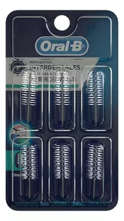 Repuestos Interdentales Ortodoncia, Cilíndrico 6pz Oral-b