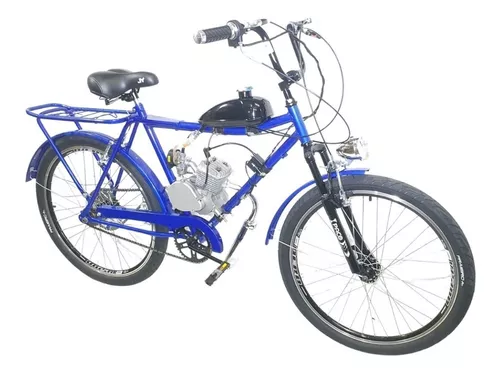 Bicicleta Azul Motorizada 80cc Aro 26, Produto Masculino Bicicleta Nunca  Usado 77256613