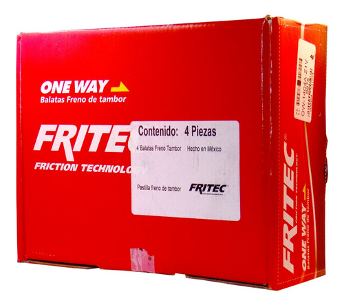 Balatas De Tambor Ow-1404a-z1v Fritec