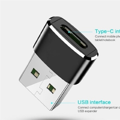 Convertidor tipo C hembra a USB macho tipo C tipo C
