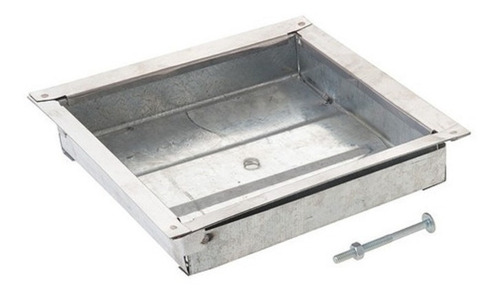 Tapa Camara Galvanizada 50x50 C/filete Acero Con Tornillo