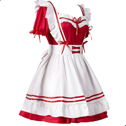 Disfraz Cosplay Anime Traje Maid Lolita Cosplay Disfraz Maid Sirviente 