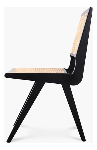 Silla Comedor Madera Pierre Negro Form