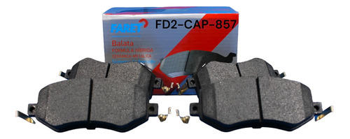 Balatas Delanteras Para Chevrolet Aveo 1.5 2024 Fd2-cap-857