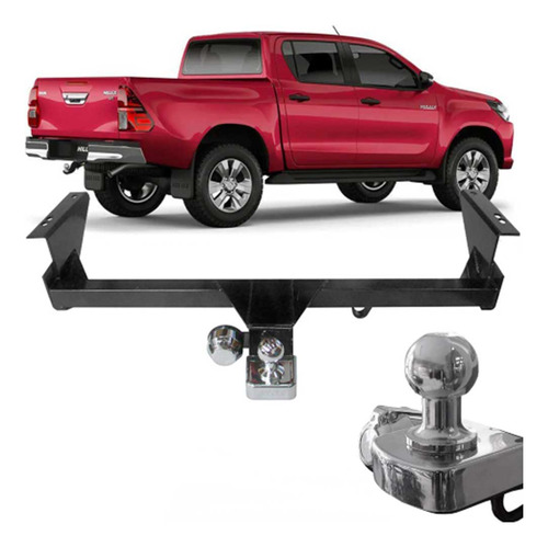 Reboque Engate Toyota Hilux 2016 A 2020 Atos Tração 1000kg