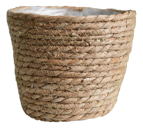 Qmx 2 Cesta De Macetas De Seagrass Tejida Con Estilo Para