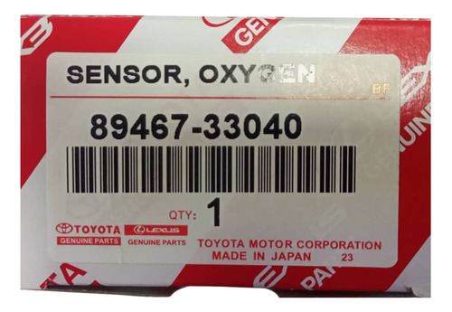 Sensor De Oxígeno Toyota Camry 2.4(89467-33040)