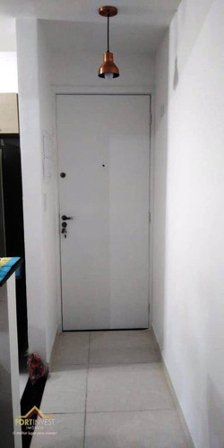 Imagem 15 de 22 de Flat Com 1 Dormitório À Venda, 41 M² Por R$ 240.000,00 - Ocian - Praia Grande/sp - Fl0007