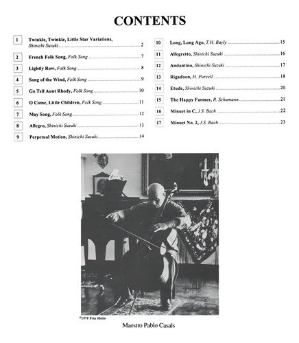 Suzuki Cello School Piano Accompaniment Volume 1, Internatio