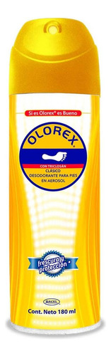 Desodorante Para Pies En Aerosol Olorex Clásico 180ml