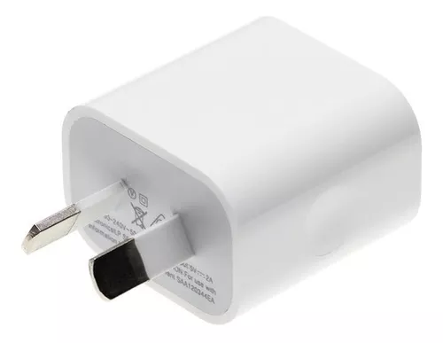 Cargador de pared USB 5V 1A para Iphone y otros móviles.