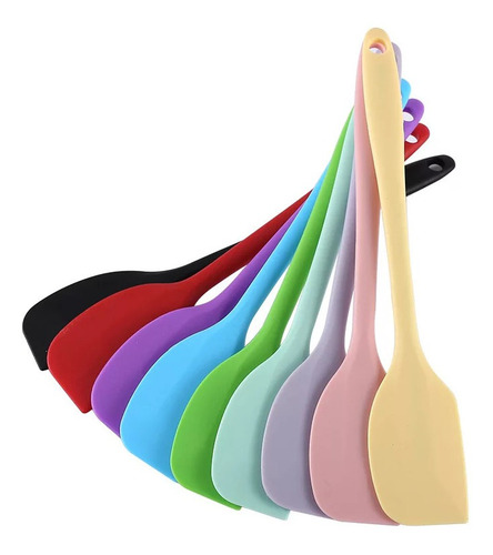 Imagen 1 de 3 de Espátula Silicon Miserable Reposteria 21cm Pack X2
