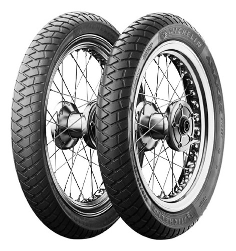 Par Pneu Anakee Michelin 90/90-21 + 120/80-18 Lander Xre Nx