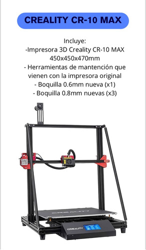 Impresora Creality 3d Cr-10 Max. Impresión Fdm