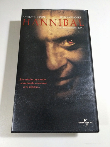 Hannibal Vhs Anthony Hopkins Lecter Ridley Scott