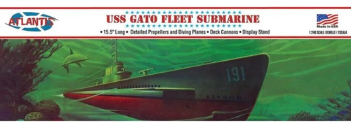 Uss Gato Fleet Submarine 1:240 Model Kit