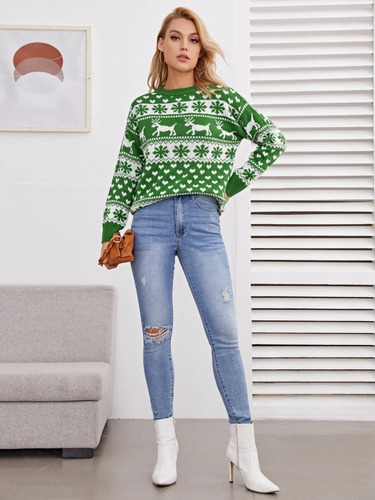 Suéter Navideño De Navidad Ugly Sweater Christmas Tejido 6