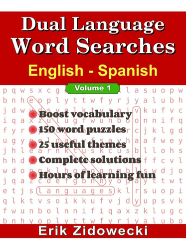 Libro: Búsquedas De Palabras En Dos Idiomas: Inglés - Españo