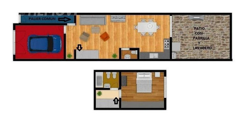 Imagen 26 de 26 de Ph 3 Ambientes En Duplex C/parilla - Villa Real