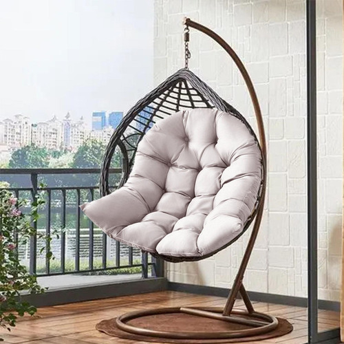 Mimbre Rattan Silla Colgante Columpio Colgante Cojín De