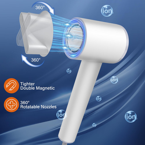 Secador De Pelo Drspee Hc03 Ionic De Alta Velocidad 1600 W C