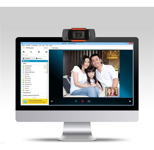 . Cámara Web Hd De Gran Angular De 1080p Y 2 Mp Con Enfoque
