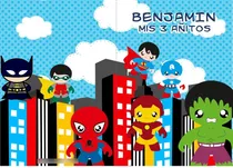 Comprar Libritos Para Pintar Super Heroes Bebes + Lapices X 10