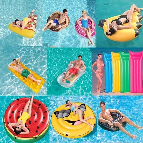 Colchoneta Bestway Inflable Pizza Para Piscina 188cm