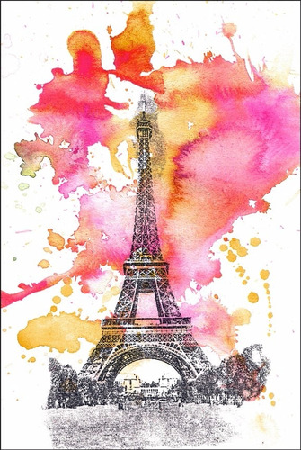 Poster Grande Hd 60x90cm Decorar Torre Eiffel Arte Impressa
