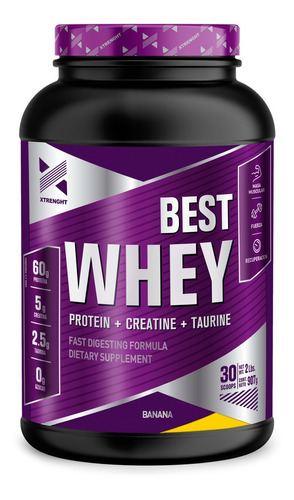 Proteina Best Whey Xtrenght 2lb - Con Creatina Y Taurina