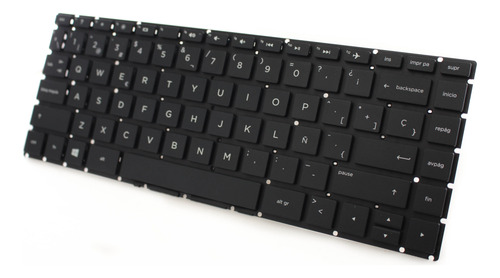 Teclado Notebook Hp 14-bs007la Hp 14-bs009la Hp 14-bs014la Negro Español España