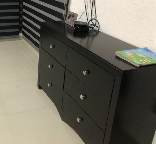 Cajonera Madera. Mueble Comoda 6 Cajones. Cajonera Recámara.