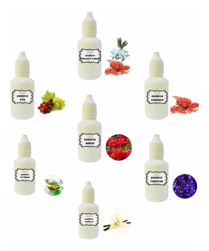 4 Esencias Para Velas Concentradas 15 Ml. Uso 4 Al 6% Por Kg