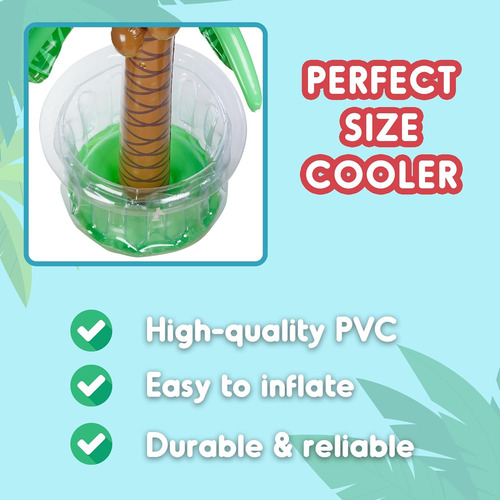Hielera Inflable De Palmera De 60 Pulgadas Enfriador Infla