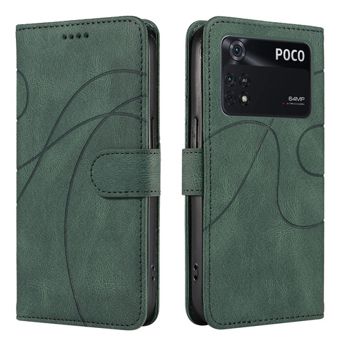 B Funda De Teléfono Flip Card Wallet For Samsung