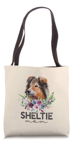 Bolsa De Tela Shetland Sheepdog Gifts Dog Mama Sheltie Mom