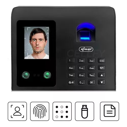Relógio Ponto Knup Kp-re1032 Led Windows Biometria.