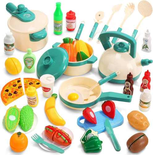 Alimentos De Plastico Juego De Cocina Para Niñas