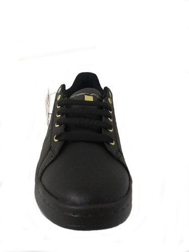 Calzado Tenis Unisex Star Far Estilo 408 (negro/dorado)