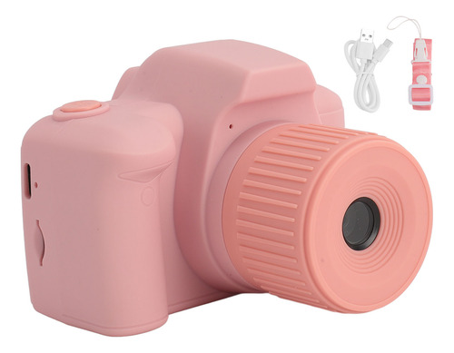 Cámara De Juguete Pink Kids Con Pantalla De 2.4 Pulgadas Hd