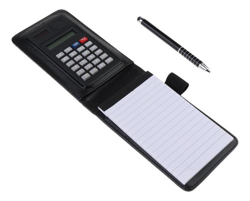 Cuaderno De Bolsillo + Calculadora De 8 Bits + Bolígrafo