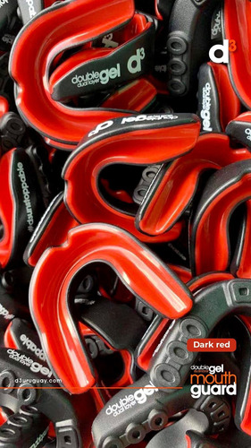 Imagen 1 de 1 de Protector Bucal Adulto Negro/rojo