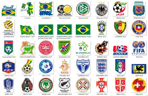 Escudos de Seleções Nacionais de Futebol